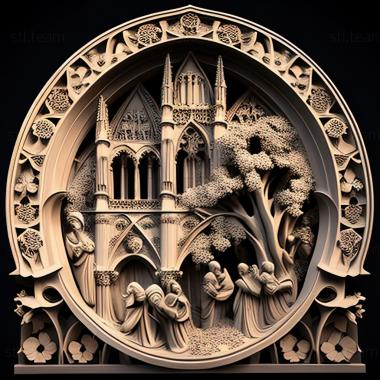 3D model st notre dame (STL)